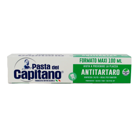 PASTA DEL CAPITANO - DENTIFRICIO ANTITARTARO , Aiuta a prevenire la placca 100ml PASTA DEL CAPITANO - DENTIFRICIO ANTITARTARO , Aiuta a prevenire la placca 100ml
