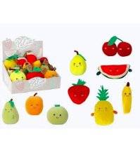 GLOBO Peluche Frutta Con Faccina 9 Ass