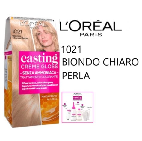 L'OREAL CASTIGN CRÈME GLOSS -  1021 Biondo Chiaro Perla  