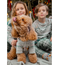 NOI DI NOTTE CANE PIGIAMA PER ANIMALI DOMESTICI IN CALDO COTONE ART.TR1461