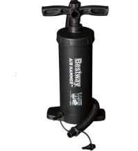 GONFIATORE MANUALE CON 3 ADATTATORI - 30CM
