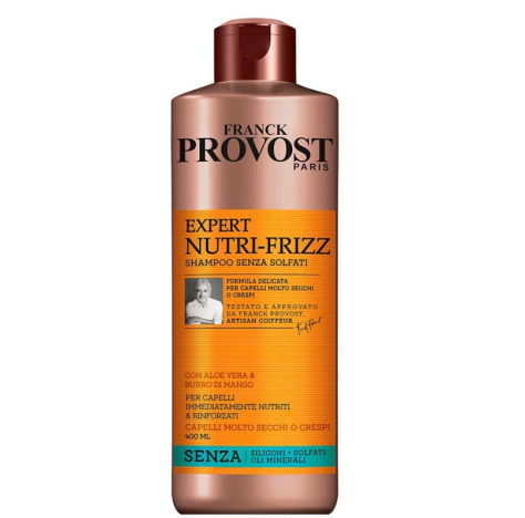 PROVOST SHAMPOO SENZA SOLFATI EXPERT NUTRI FRIZZ CAPELLI MOLTO SECCHI O CRESPI 400 ML