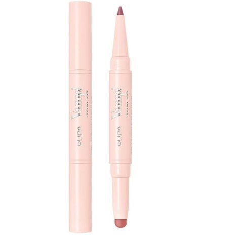 PUPA MILANO - CREAMY DUO VAMP! Matita Labbra Contouring & Rossetto  005 Deep Rose