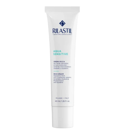 Rilastil Aqua Sensitive Crema Ricca Per Pelli Sensibili Secche O Molto Secche 40ml