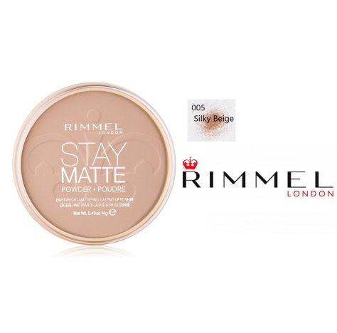 RIMMEL  LONDON - CIPRIA COMPATTA STAY MATTE , 005 Silky Beige
