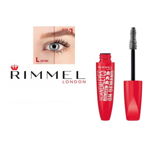 RIMMEL LONDON - MASCARA VOLUMIZZANTE SCANDALEYES ON DEMAND 