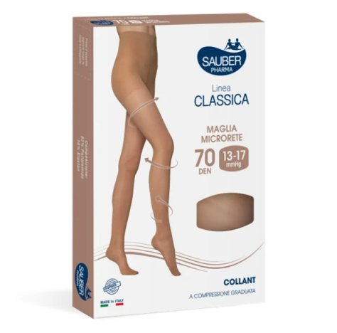 SAUBER Linea Classica 70D Collant Nero Tg.2 