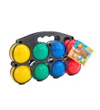 SET 8 PEZZI BOCCE CON ACQUA E PORTA BOCCE 