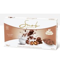 CRISPO SNOB CONFETTI LATTE MOCHA MOUSSE CON MANDORLA TOSTA RICOPERTA AL LATTE - 500 GR
