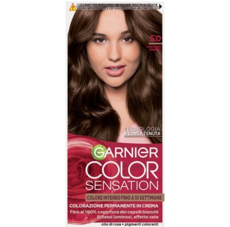 GARNEIR COLOR SENSATION KIT - TINTURA CAPELLI , Castano Chiaro 5.0 