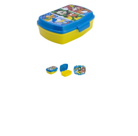 Disney Mickey - Portapranzo in pvc per bambini, BPA free