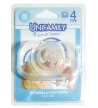 UNIFAMILY Srl Unifamily Tettarella Silicone Foro Pappa