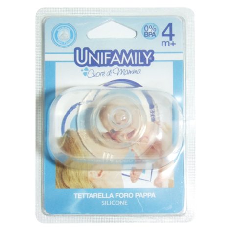 UNIFAMILY Srl Unifamily Tettarella Silicone Foro Pappa