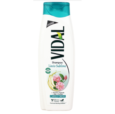 VIDAL SHAMPOO LISCIO SUBLIME CAPELLI DIFFICILI DA LISCIARE CRESPI 250 ML