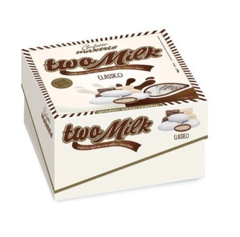 MAXTRIS CONFETTI VASSOIO TWO MILK BIANCHI - 500 GR