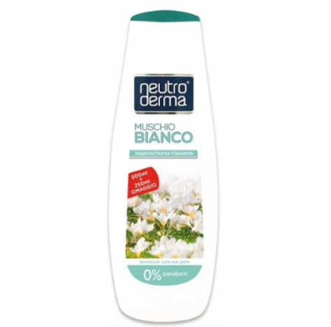 Neutro Derma Bagnoschiuma Rilassante Muschio Bianco 750 Ml