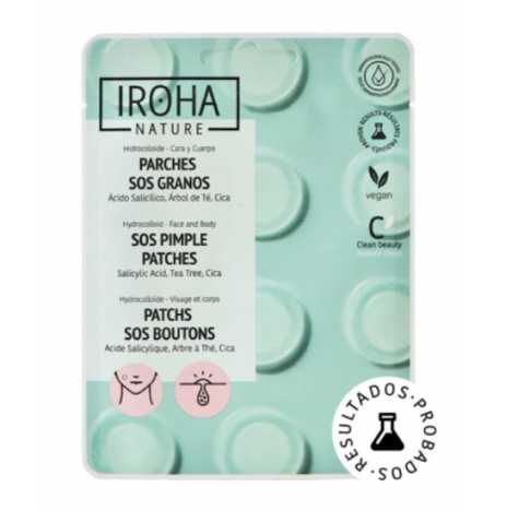 IROHA- Patch SOS Contro I Brufoli Al Cereali Con Acido Salicilico 18 Cerotti