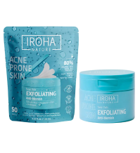 IROHA NATURE Dischetti esfolianti anti-imperfezioni per pelli a tendenza acneica