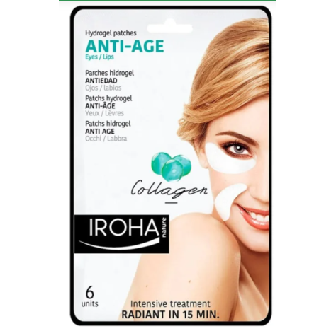 Iroha Nature Anti Età Cerotti Idrogel Collagene 6 Unità