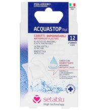 Setablu Cerotti Acquastop Trasparenti - 12 Pezzi