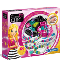Crazy Chic-Bracciali Multicolor di Clementoni