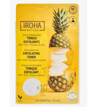 IROHA nature Dischetti tonificanti esfolianti ed illuminanti, 10 pz