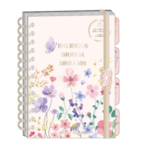 Seven Agenda Spiral Daily 18 Mesi