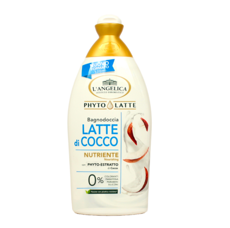 L'ANGELICA PHYTOLATTE BAGNODOCCIA LATTE DI COCCO NUTRIENTE 520 ML