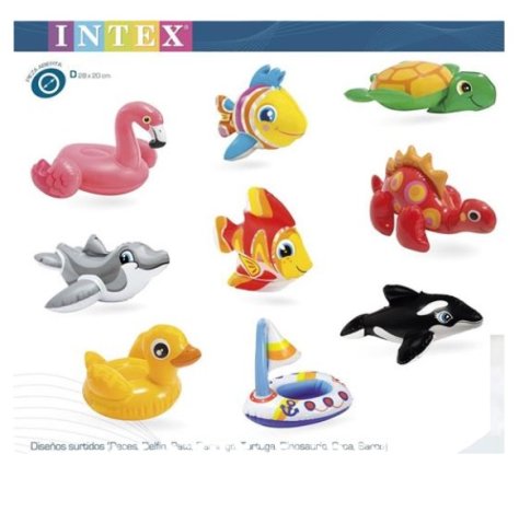 ANIMALETTI GONFIABILI 25X15 CM  - MODELLI ASSORTITI 