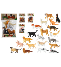 GLOBO Set Animali Cani e Gatti 5 Pezzi col assortiti 