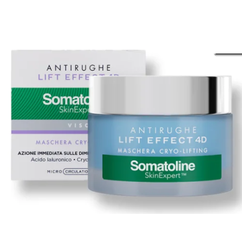 Somatoline Antirughe Lift Effect 4D Maschera Cryo-Lifting - Maschera viso liftante effetto ghiaccio - 75 ml