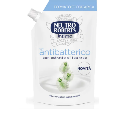 Neutro Roberts Detergente Intimo Antibatterico Con Tea Tree Ricarica 400ml