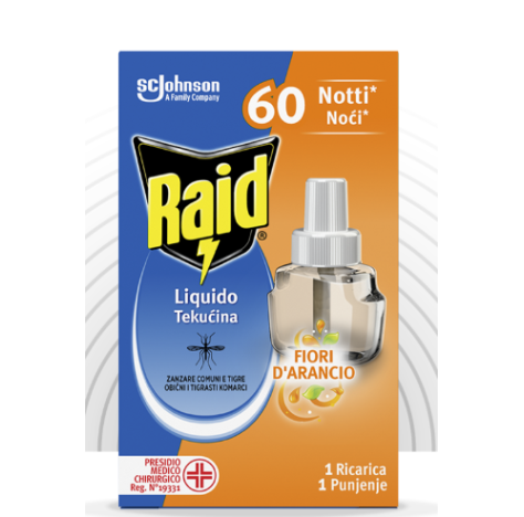 Raid® LIQUIDO RICARICA 60N FIORI D'ARANCIO