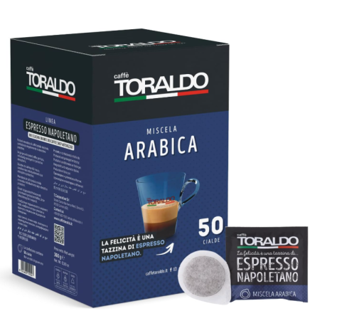 CAFFÈ TORALDO - BOX CIALDE MISCELA ARABICA 50 CIALDE 