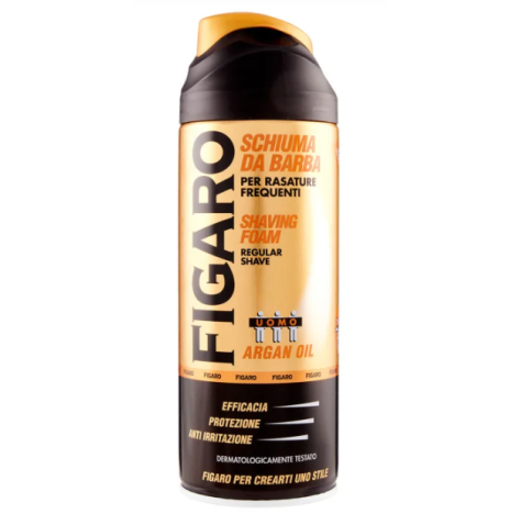 FIGARO SCHIUMA BARBA ARGAN 400 ML