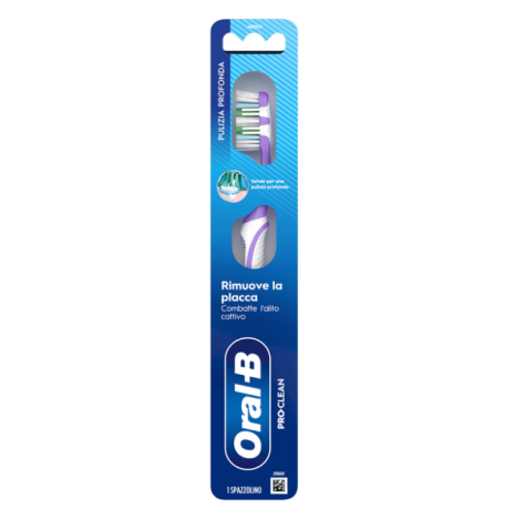 ORAL B SPAZZOLINO DENTI PRO CLEAN PULIZIA PROFONDA MEDIO