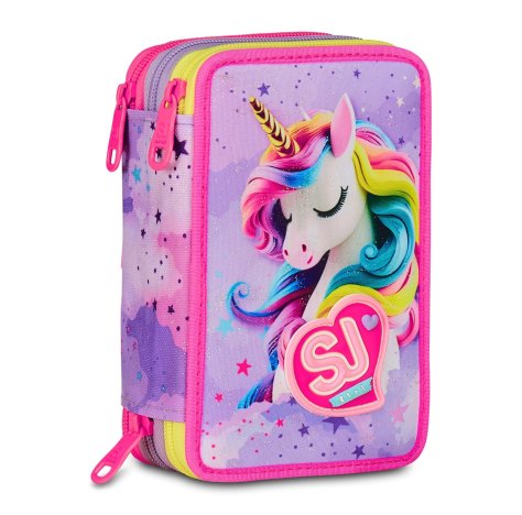 Astuccio 3 Zip Sj Gang Unicornside Ever