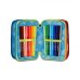 Astuccio 3 Zip Seven Scribbled Flame