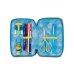 Astuccio 3 Zip Seven Scribbled Flame