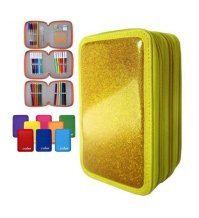 Astuccio 3 Zip My Color Glitter