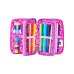 Astuccio 3 Zip Sj Gang Tinypatch Girl