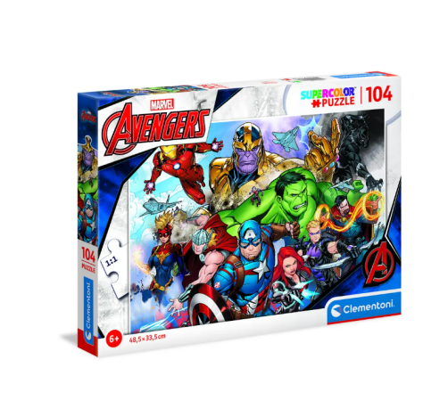 CLEMENTONI Puzzle 104 Pz Marvel Avengers 25718