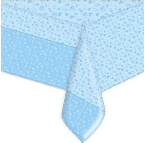 TOVAGLIA IN PLASTICA  BABY CELESTE - 140 × 270 CM