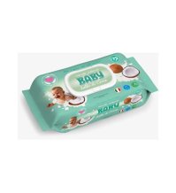 Salviette Baby Latte Cocco 72 Pezzi