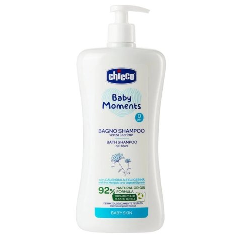 Chicco Baby Moments Bagno Shampoo Delicato Senza Lacrime 750ml 