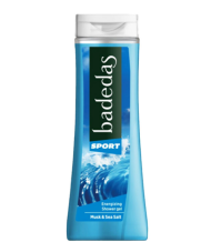 BADEDAS Gel Doccia ENERGIZZANTE muschio e sale marino SPORT 600ml