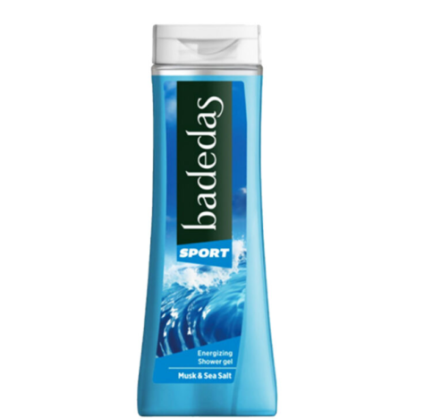 BADEDAS Gel Doccia ENERGIZZANTE muschio e sale marino SPORT 600ml
