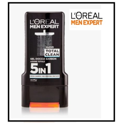 L'Oreal Men Expert Total Clean 300ml – Gel Doccia 5in1