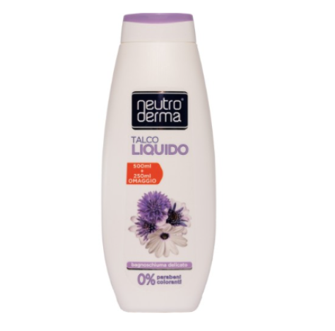 Neutro Derma Bagnoschiuma Delicato Talco Liquido 750 Ml