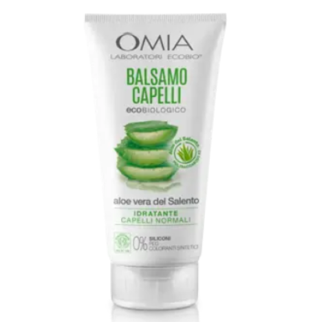Omia Balsamo Capelli Bio Idratante Per Capelli Normali All'Aloe Vera Del Salento 180 ml